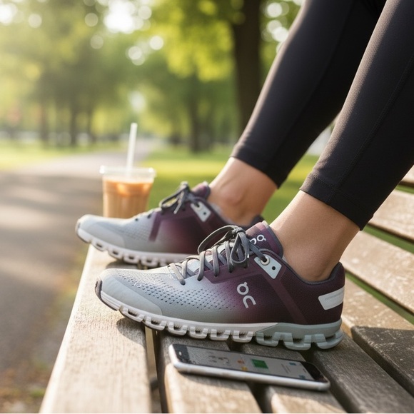 On Running Shoes - ON Women's Cloudflow Sneakers Lightweight Running Shoes Size 7.5